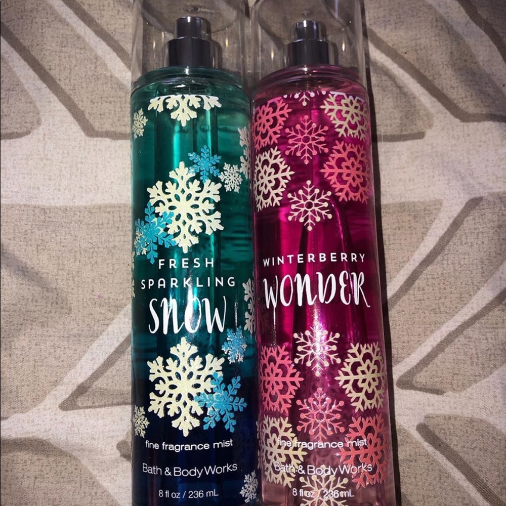 never used bath and body works sprays